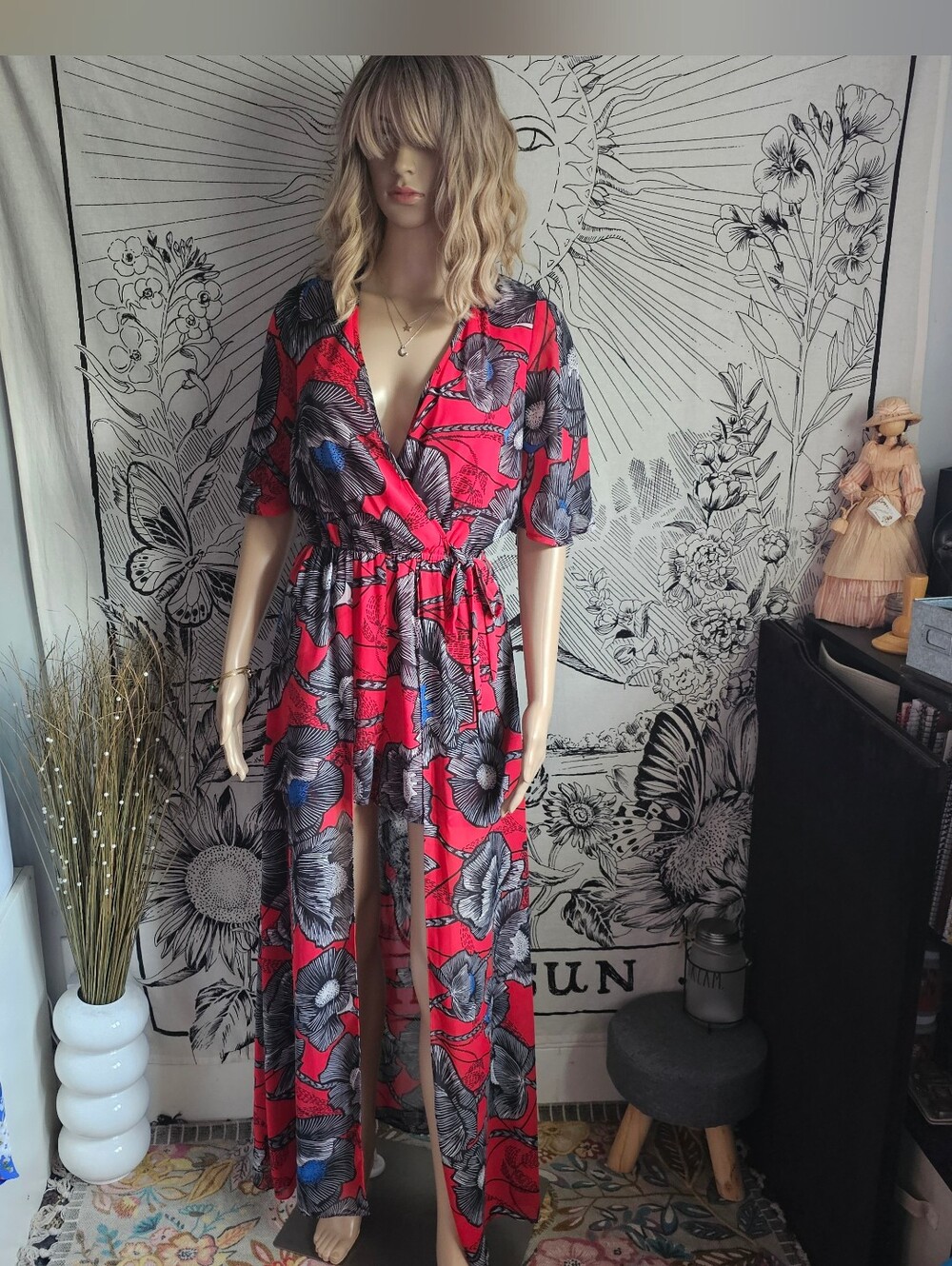 Floral Maxi Romper from California Moonrise S/P